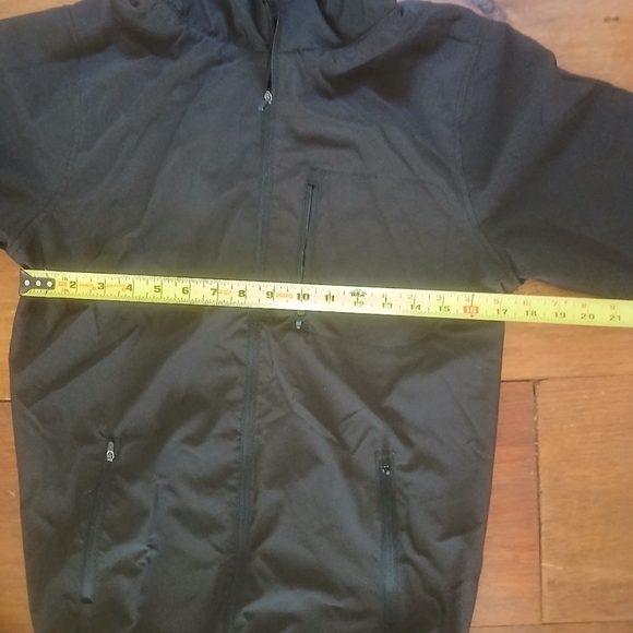 Ron Jon Black Windbreaker Jacket Full Zip Men Small - Picture 7 of 8